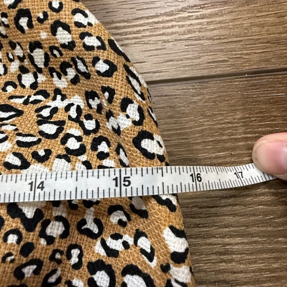 J. Crew Factory Basketweave Sheath Dress, Animal Print Women's Dress, Size 10 - Picture 5 of 14